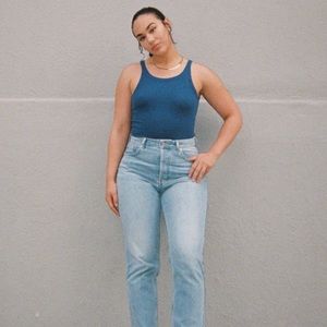Everlane Curvy 90s cheeky straight jean organic